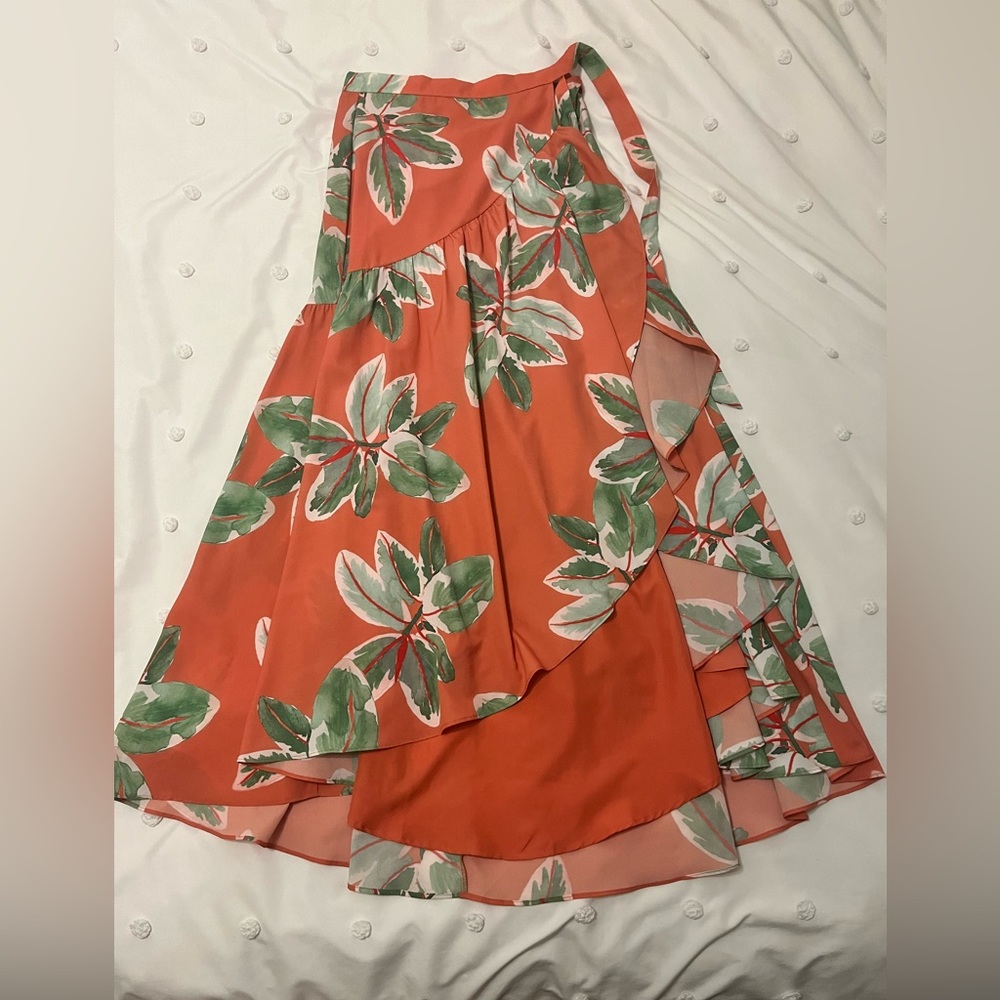 Anthropology Printed Skirt Medium